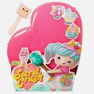 Secret Crush Heart Doll Set with Pink and Teal